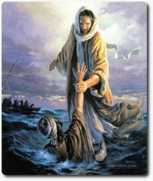 Todas las Cosas Celestiales Jesús Cristiano Religioso Pinturas al óleo